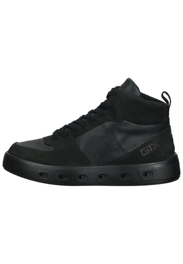 ecco Sneaker Glattleder Schwarz - surf4shoes