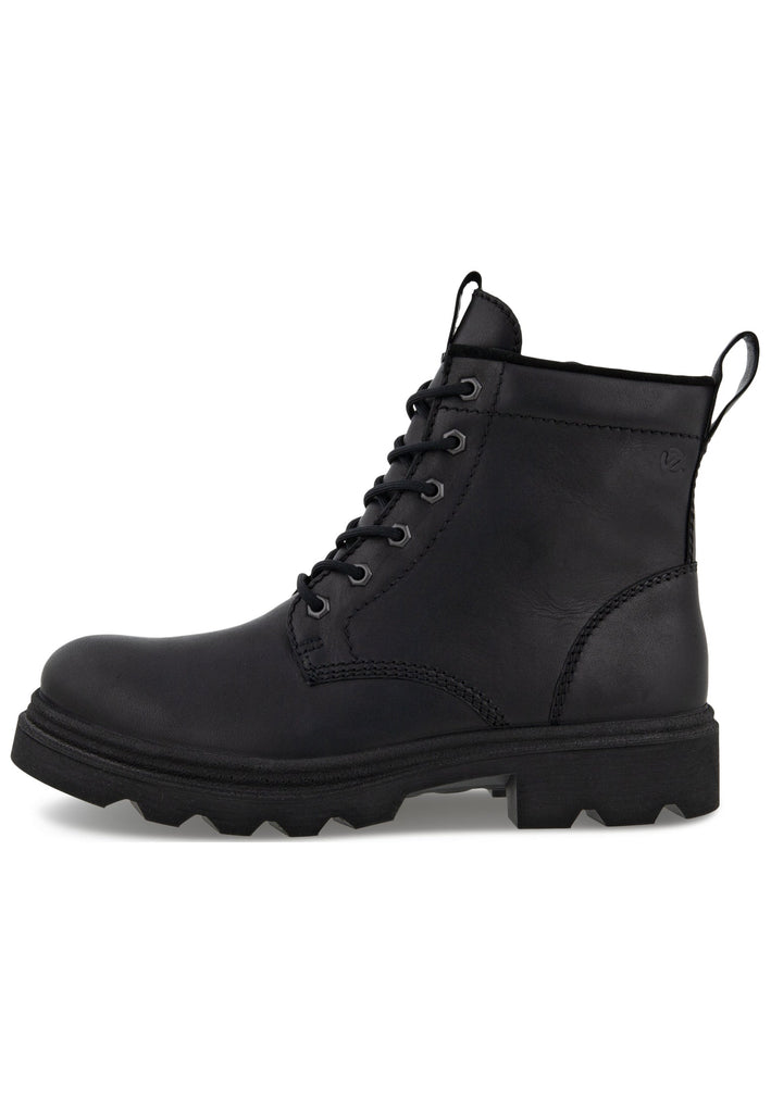 ecco Stiefelette Glattleder Schwarz - surf4shoes