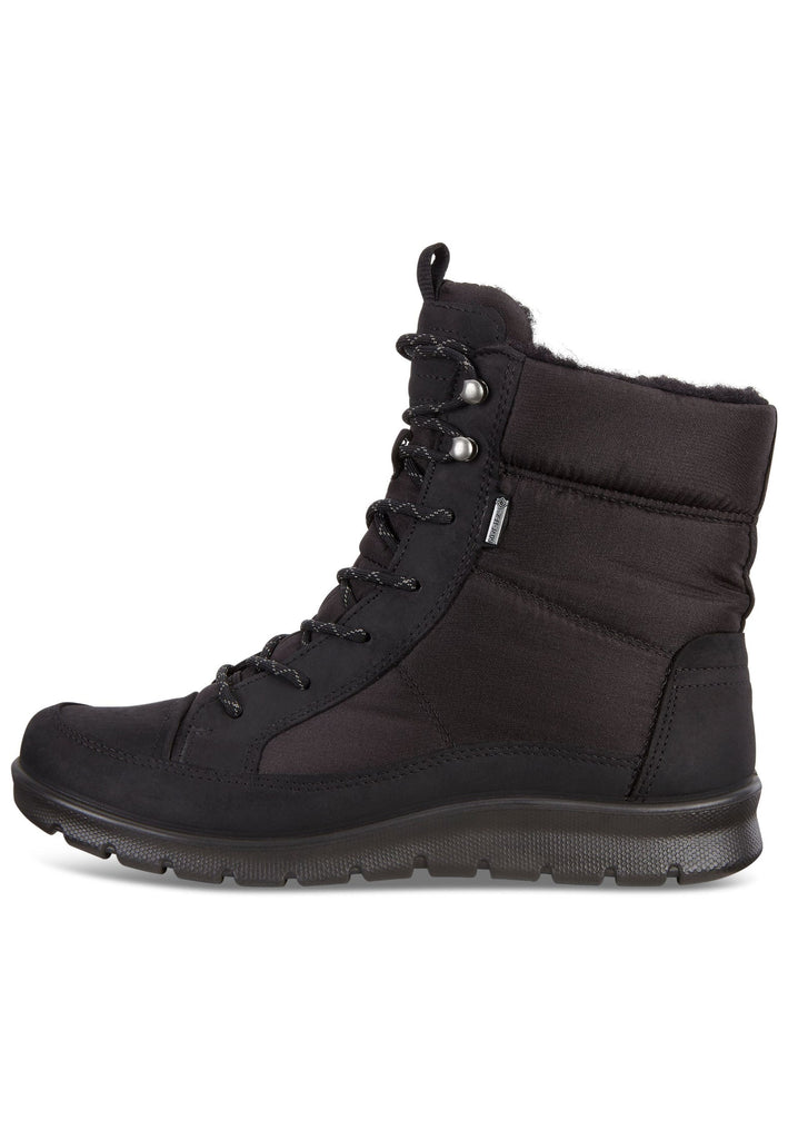 ecco Stiefelette Nubukleder Schwarz/Schwarz Warmfutter - surf4shoes