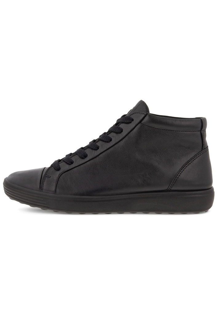 ecco Sneaker Glattleder Schwarz/Schwarz - surf4shoes