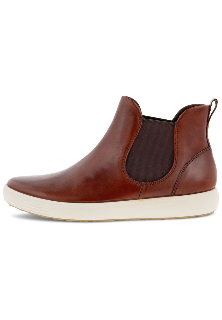 ecco Sneaker Glattleder Cognac - surf4shoes