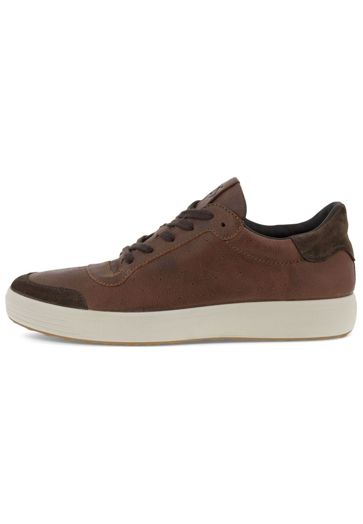 ecco Sneaker Glattleder Coffee - surf4shoes