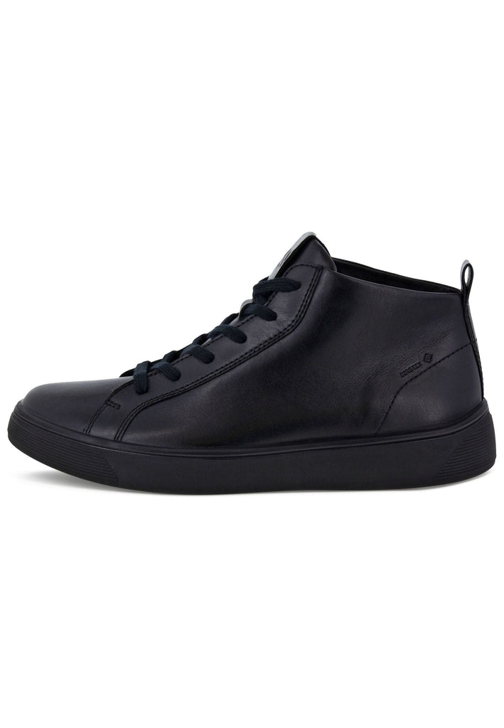 ecco Sneaker Glattleder Schwarz - surf4shoes