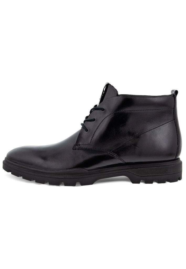 ecco Halbschuhe Glattleder Schwarz - surf4shoes