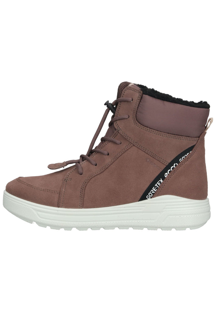 ecco Stiefelette Veloursleder Purple Warmfutter - surf4shoes