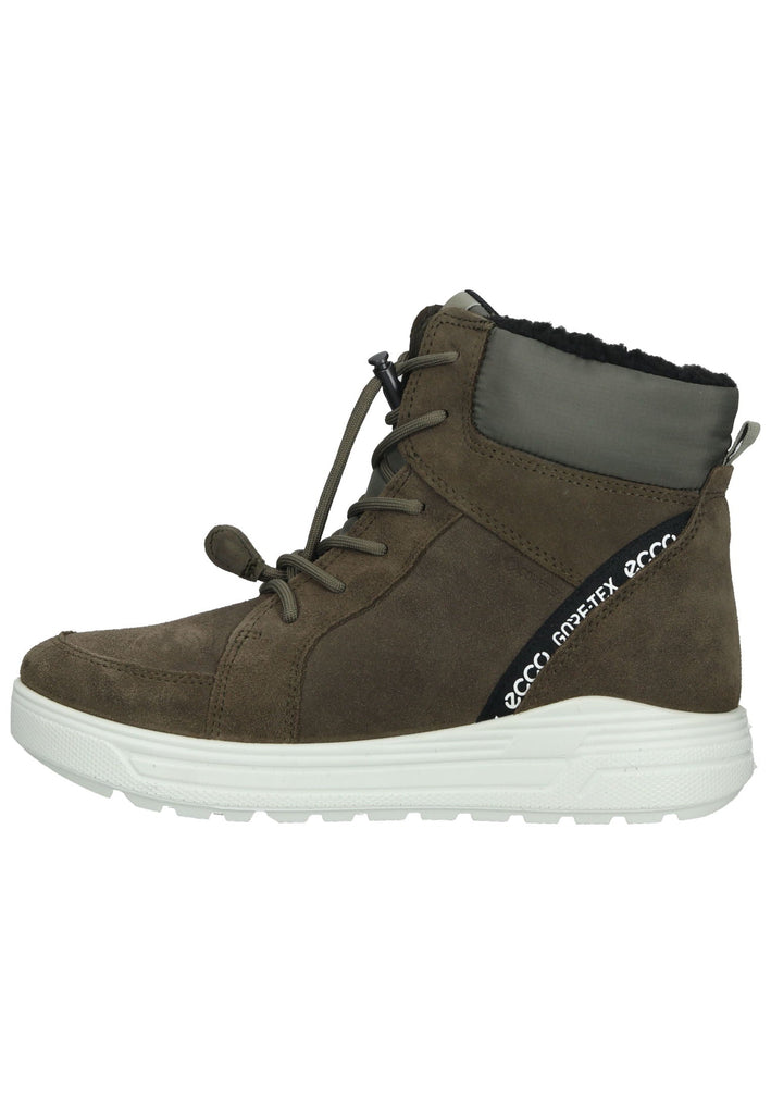 ecco Stiefelette Veloursleder Dunkelgrün Warmfutter - surf4shoes