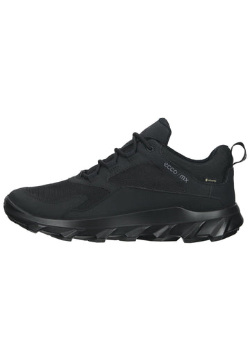 ecco Sneaker Lederimitat Schwarz/Schwarz - surf4shoes
