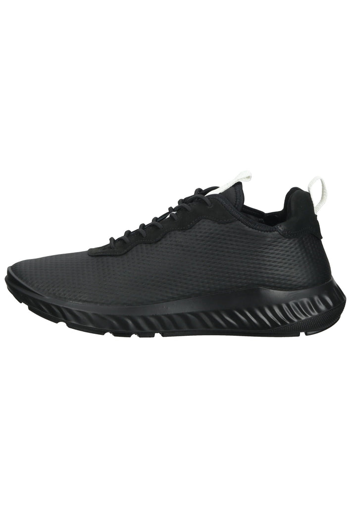 ecco Sneaker Leder/Textil Schwarz/Weiß - surf4shoes
