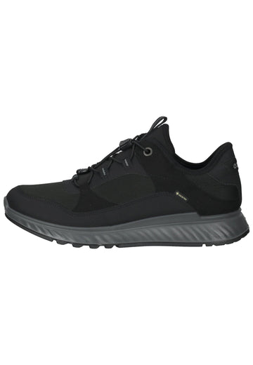 ecco Sneaker Lederimitat Schwarz - surf4shoes