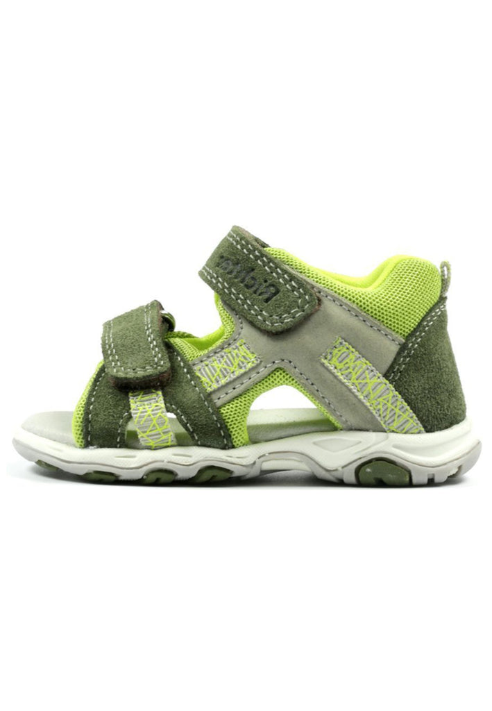 Richter Sandalen Veloursleder/Textil Grün - surf4shoes