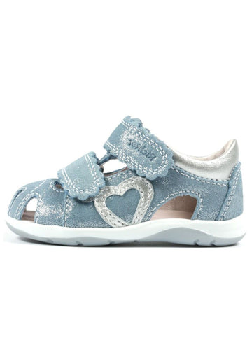 Richter Halbschuhe Veloursleder Blau - surf4shoes