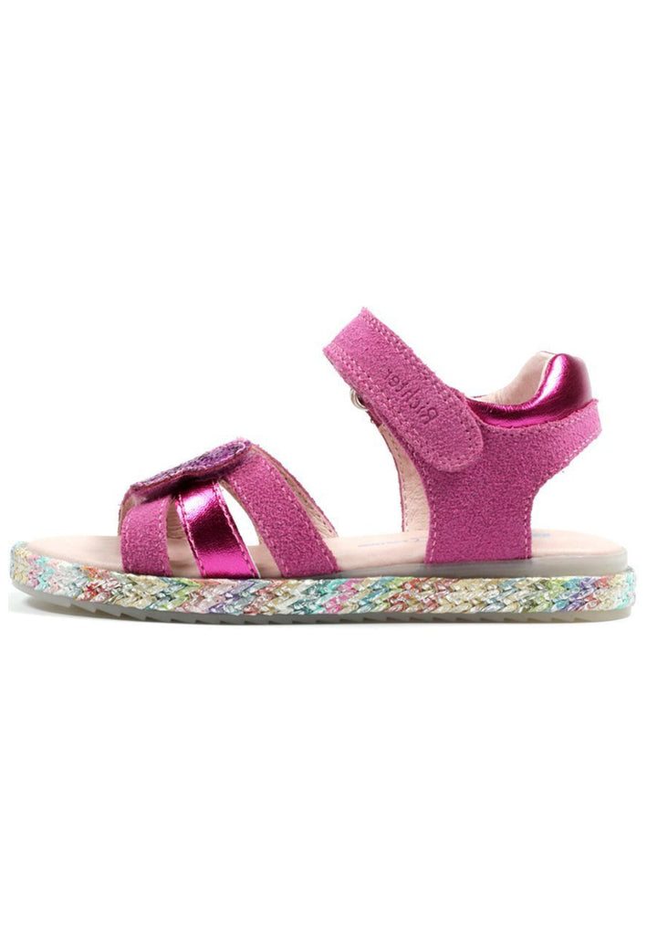 Richter Sandalen Veloursleder/Textil Rosa - surf4shoes
