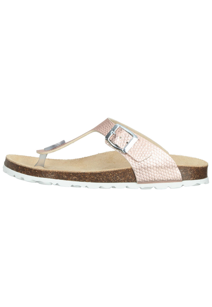 Richter Pantoletten Lederimitat Hellrosa - surf4shoes