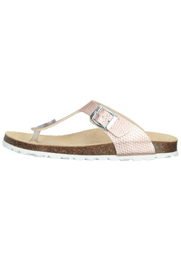 Richter Pantoletten Lederimitat Hellrosa - surf4shoes