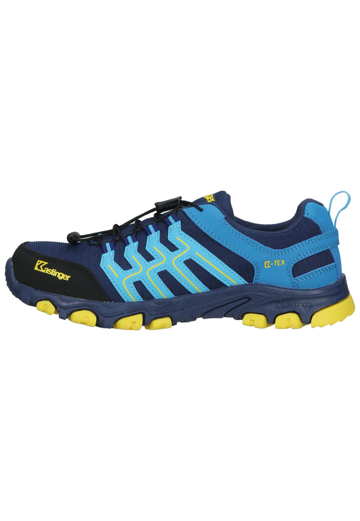 Kastinger Wanderschuhe Lederimitat Blau/Gelb - surf4shoes