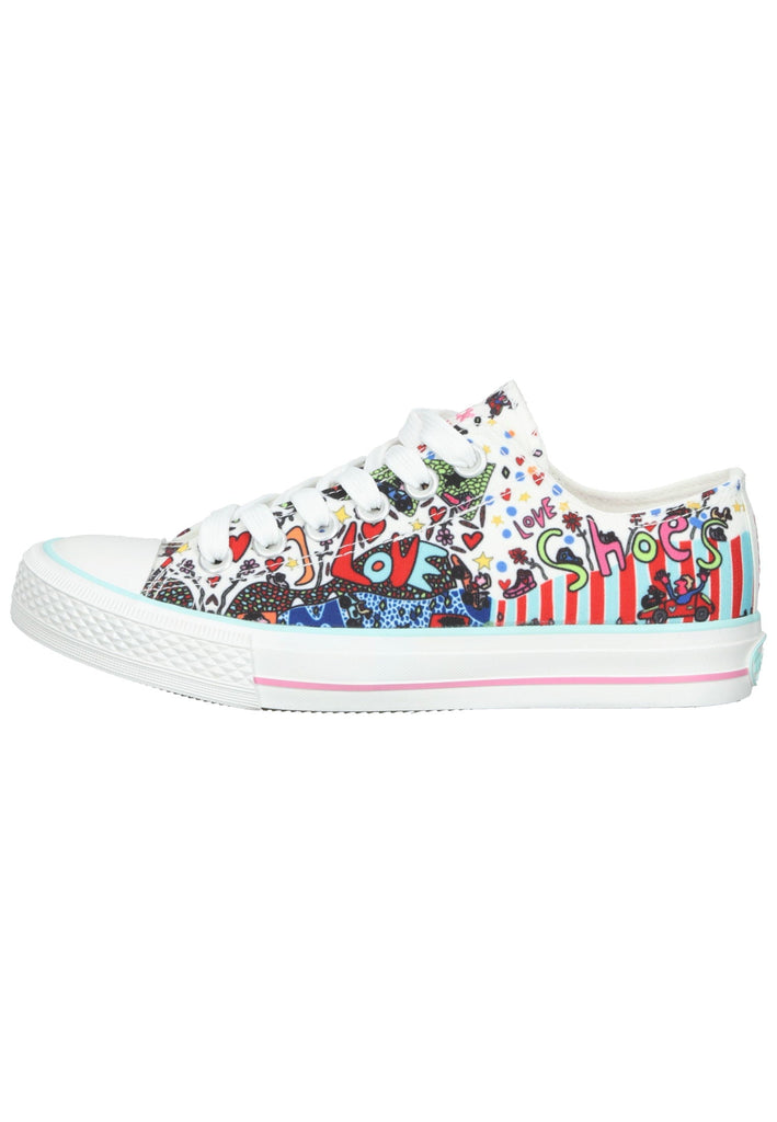 Dockers Sneaker Textil Weiß Kombi - surf4shoes