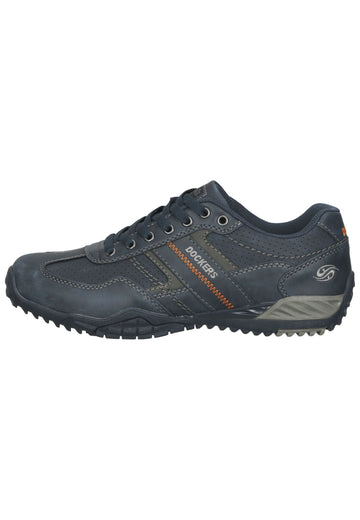 Dockers Halbschuhe Lederimitat Navy - surf4shoes