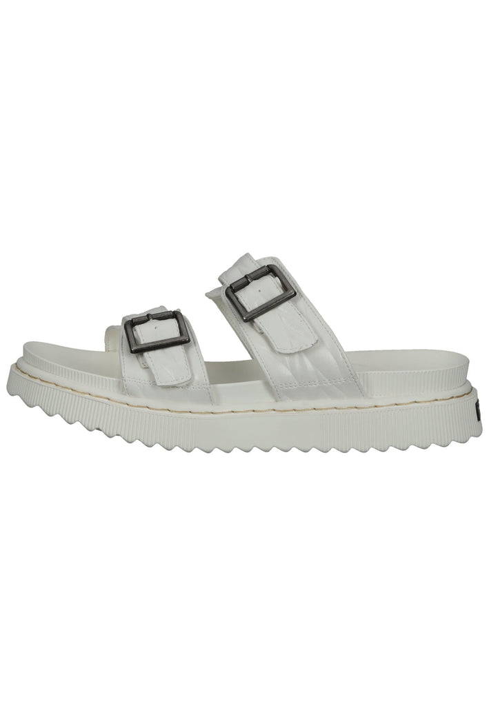 Dockers Pantoletten Lederimitat Weiß - surf4shoes
