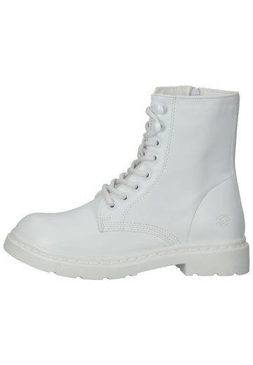 Dockers Stiefelette Lederimitat Weiß - surf4shoes