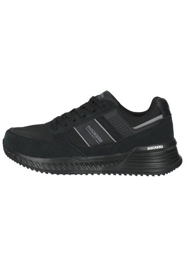 Dockers Sneaker Lederimitat Schwarz - surf4shoes