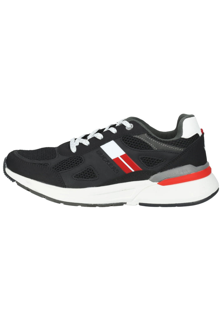 Dockers Sneaker Lederimitat/Textil Schwarz - surf4shoes