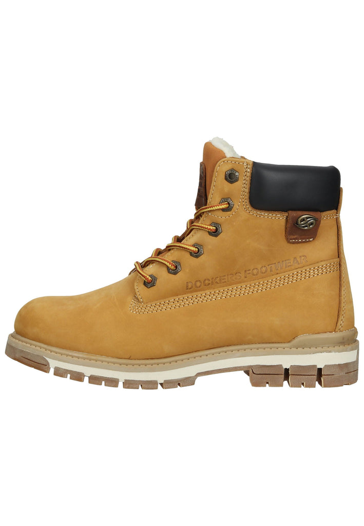 Dockers Stiefelette Leder Golden Tan Warmfutter - surf4shoes