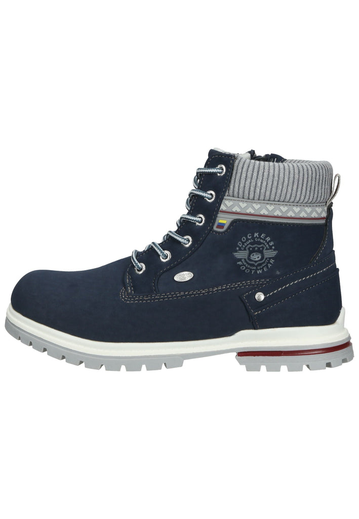 Dockers Stiefelette Lederimitat Navy - surf4shoes