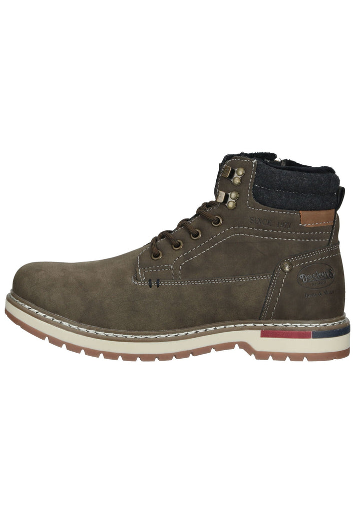 Dockers Stiefelette Lederimitat Khaki - surf4shoes