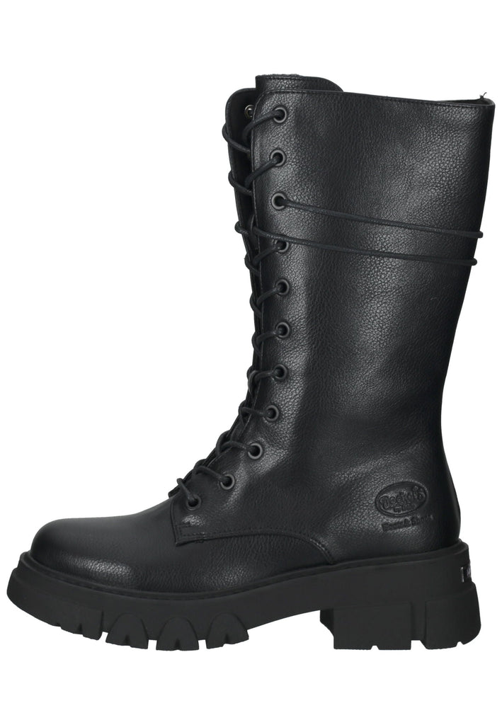 Dockers Stiefel Lederimitat Schwarz - surf4shoes