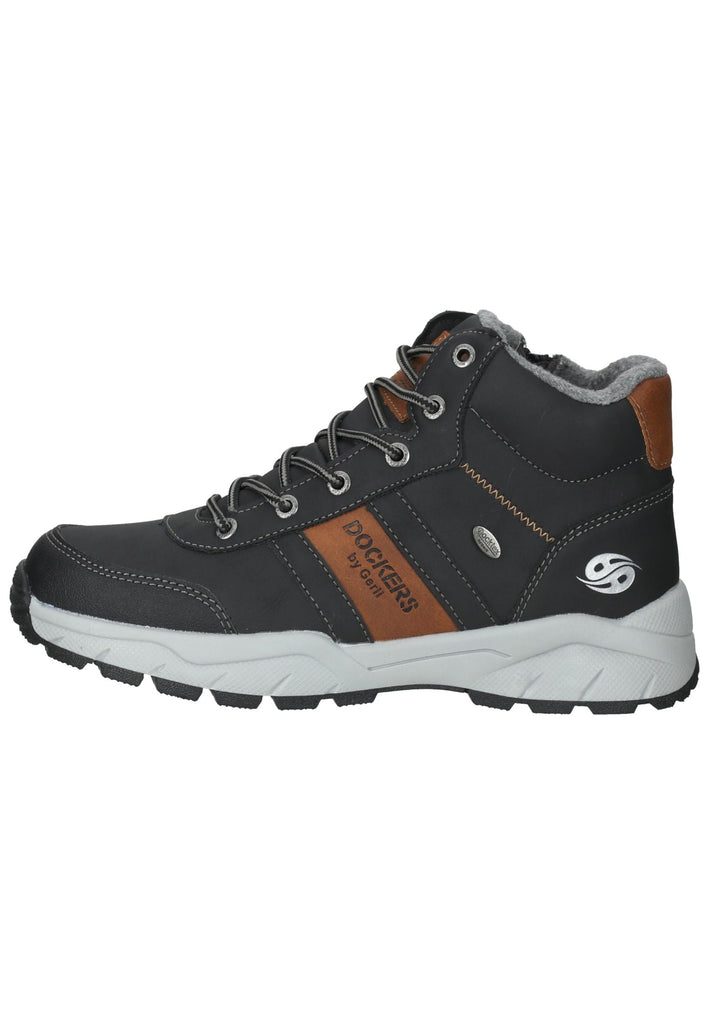 Dockers Stiefelette Lederimitat Schwarz - surf4shoes