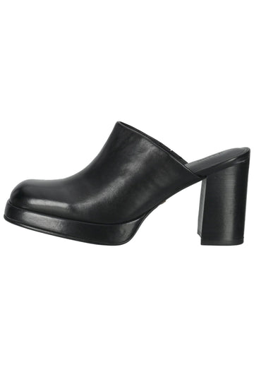 Bronx Clogs Leder Schwarz - surf4shoes