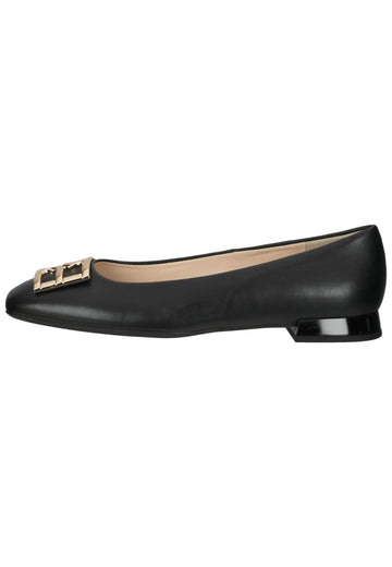 Högl Ballerinas Glattleder Schwarz - surf4shoes