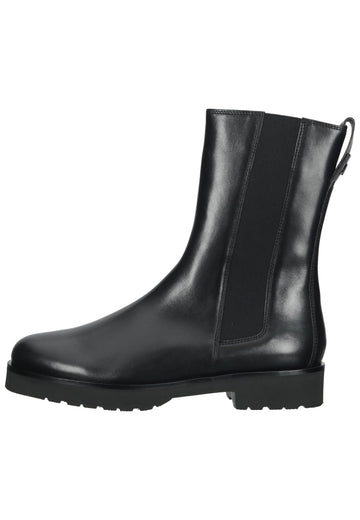 Högl Stiefelette Glattleder Schwarz - surf4shoes