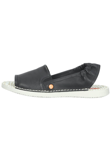 softinos Sandalen Leder Schwarz - surf4shoes