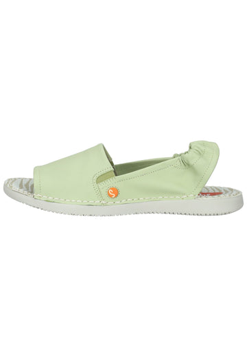 softinos Sandalen Leder Hellgrün - surf4shoes