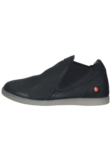 softinos Slipper Leder Navy - surf4shoes