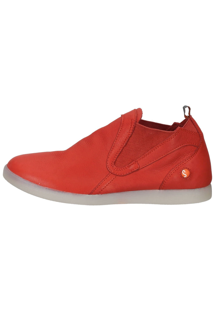 softinos Slipper Leder Rot - surf4shoes