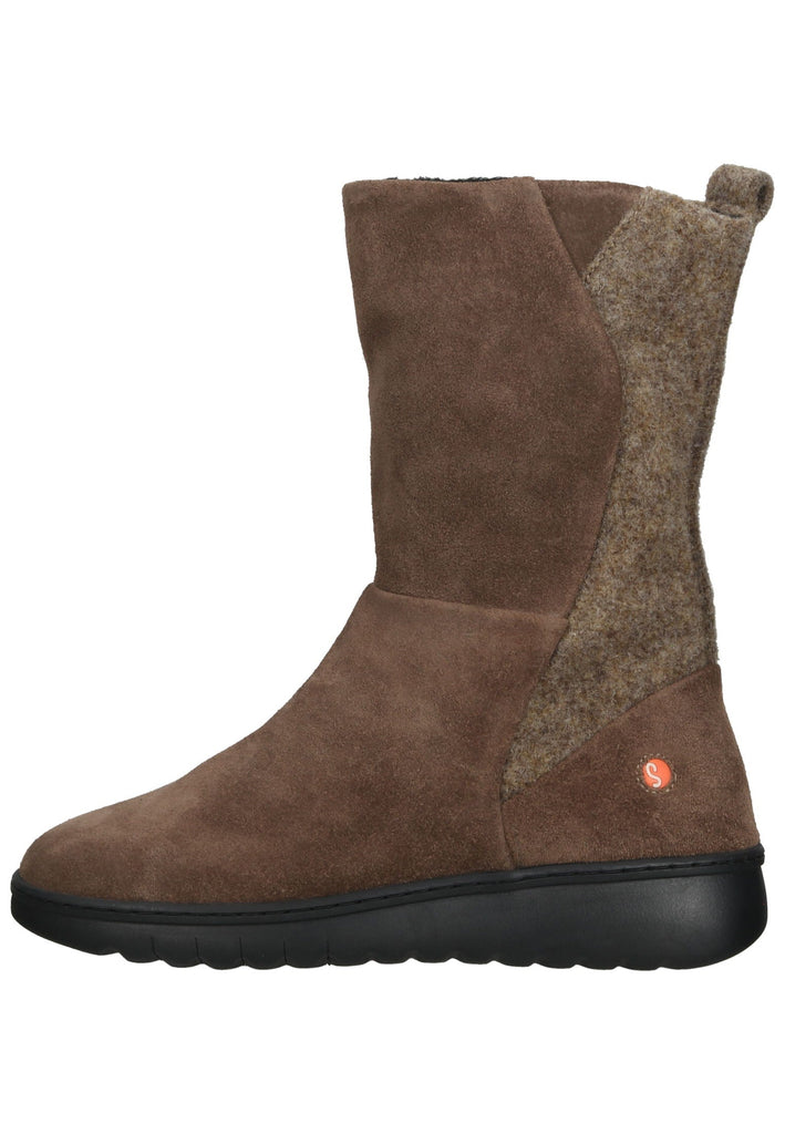 softinos Stiefelette Leder Taupe - surf4shoes
