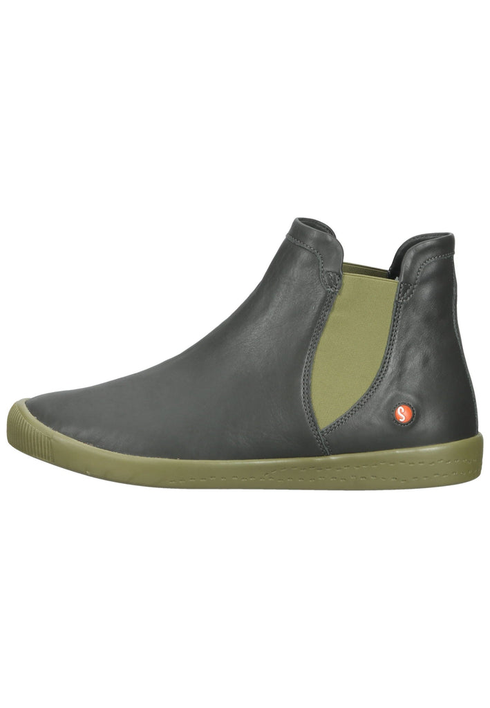 softinos Stiefelette Leder/Textil Grau - surf4shoes