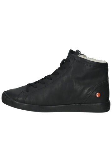 softinos Stiefelette Leder Schwarz Warmfutter - surf4shoes