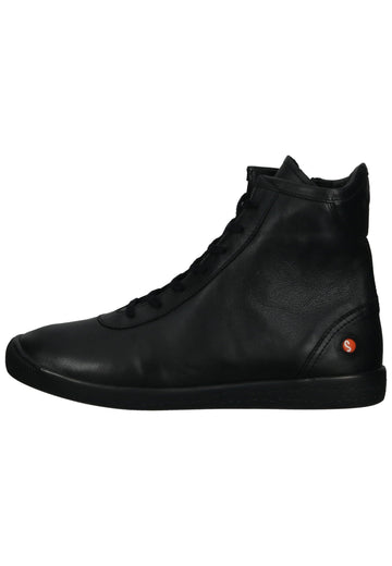 softinos Sneaker Leder Schwarz - surf4shoes