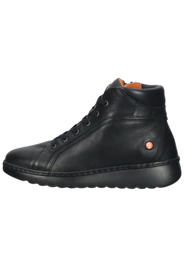 softinos Stiefelette Leder Schwarz - surf4shoes