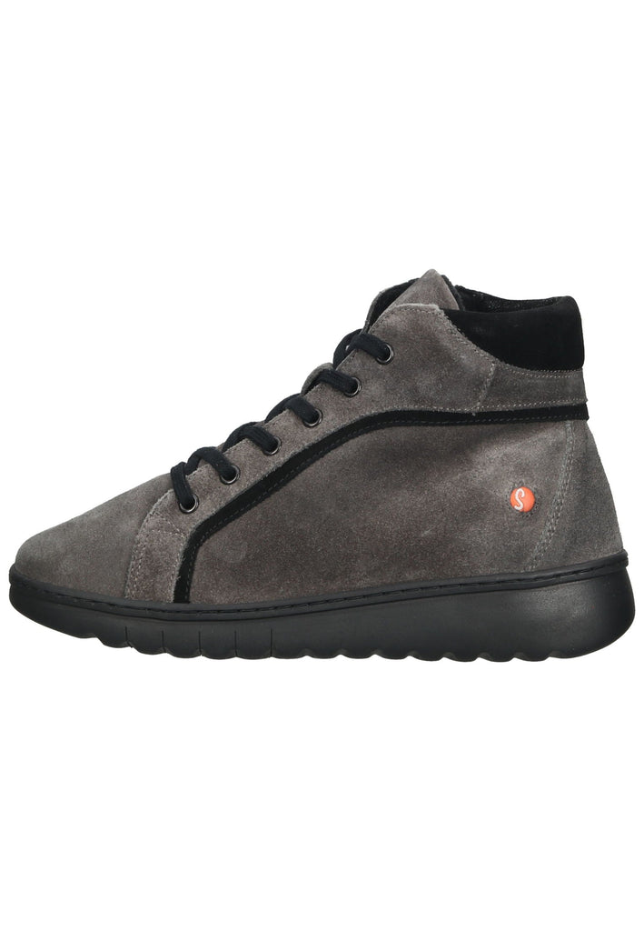 softinos Stiefelette Leder Schwarz/Braun - surf4shoes