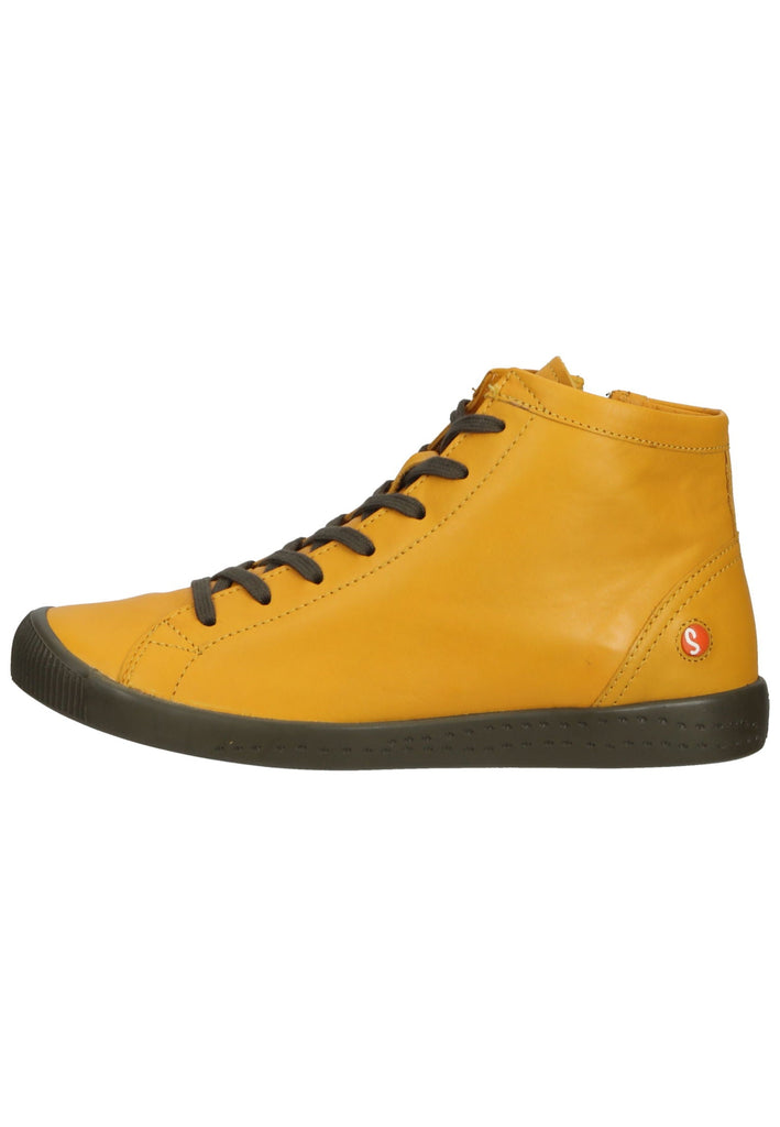 softinos Stiefelette Leder/Textil Gelb - surf4shoes