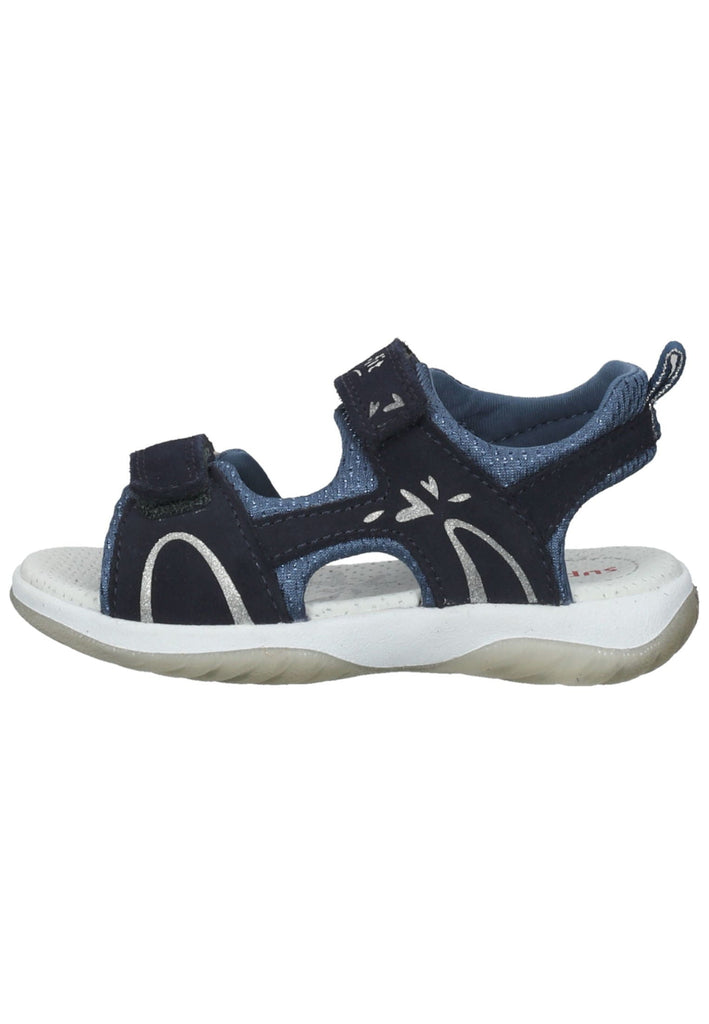 Superfit Sandalen Veloursleder/Textil Blau - surf4shoes