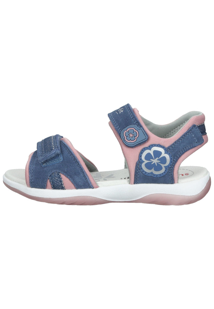 Superfit Sandalen Veloursleder/Textil Blau/Pink - surf4shoes
