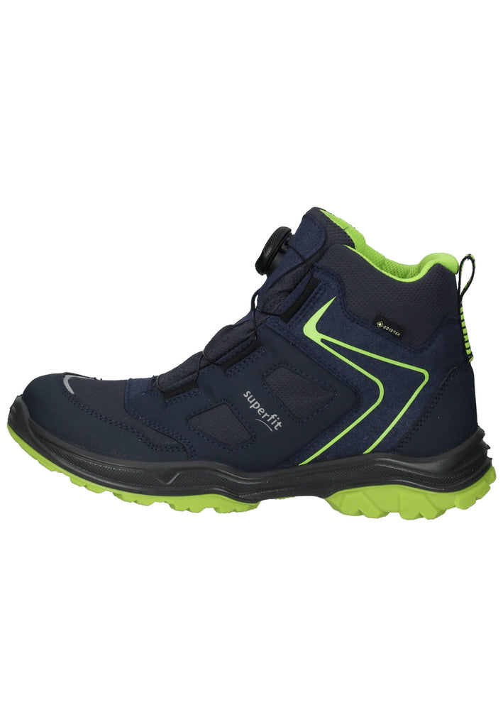 Superfit Stiefelette Lederimitat/Textil Blau/Grün - surf4shoes