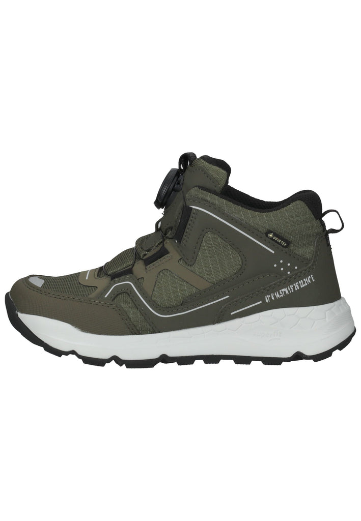 Superfit Sneaker Lederimitat/Textil Grün/Schwarz - surf4shoes
