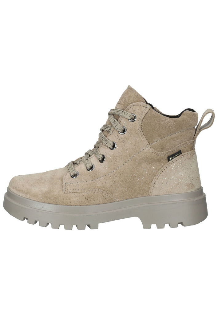 Superfit Stiefelette Leder Beige - surf4shoes