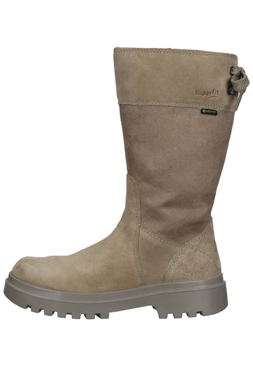 Superfit Stiefel Veloursleder/Textil Beige - surf4shoes